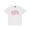 SELFRIDGES GLITTER PACK T-Shirts | Glitter Arch Logo T-Shirt - White/Pink