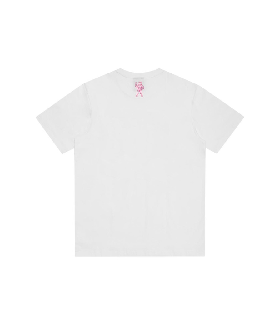 SELFRIDGES GLITTER PACK T-Shirts | Glitter Arch Logo T-Shirt - White/Pink