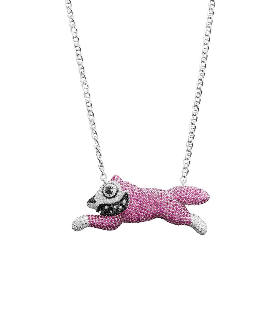 BBC JAPAN x GHOST Accessories | Icecream X Ghost Necklace Running Dog Silver 925