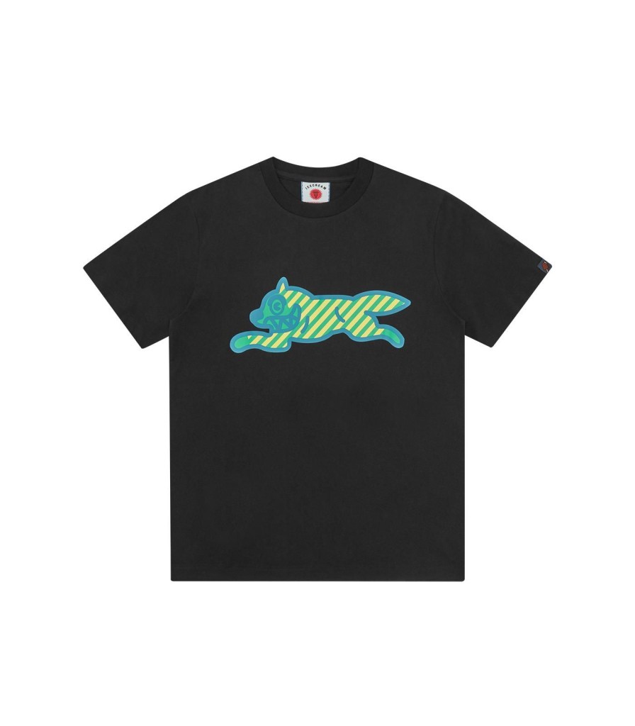 ICECREAM Spring '24 T-Shirts | Running Dog T-Shirt - Black