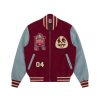 ICECREAM Spring '24 Outerwear | Diner Team Varsity Jacket - Burgundy