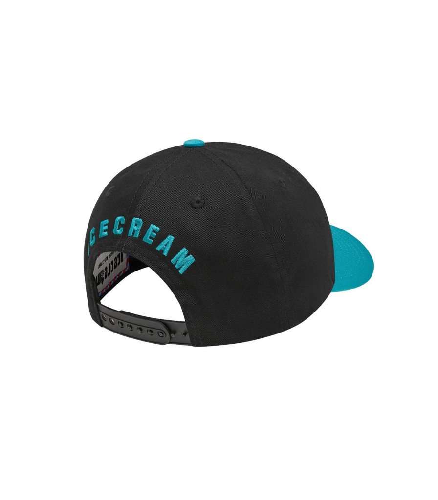 ICECREAM Spring '24 Headwear | Team Eu Skate Cone Dad Cap - Black