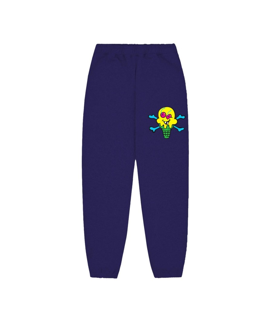 ICECREAM Pre-Spring '24 Tracksuits | Cones & Bones Sweatpants - Navy