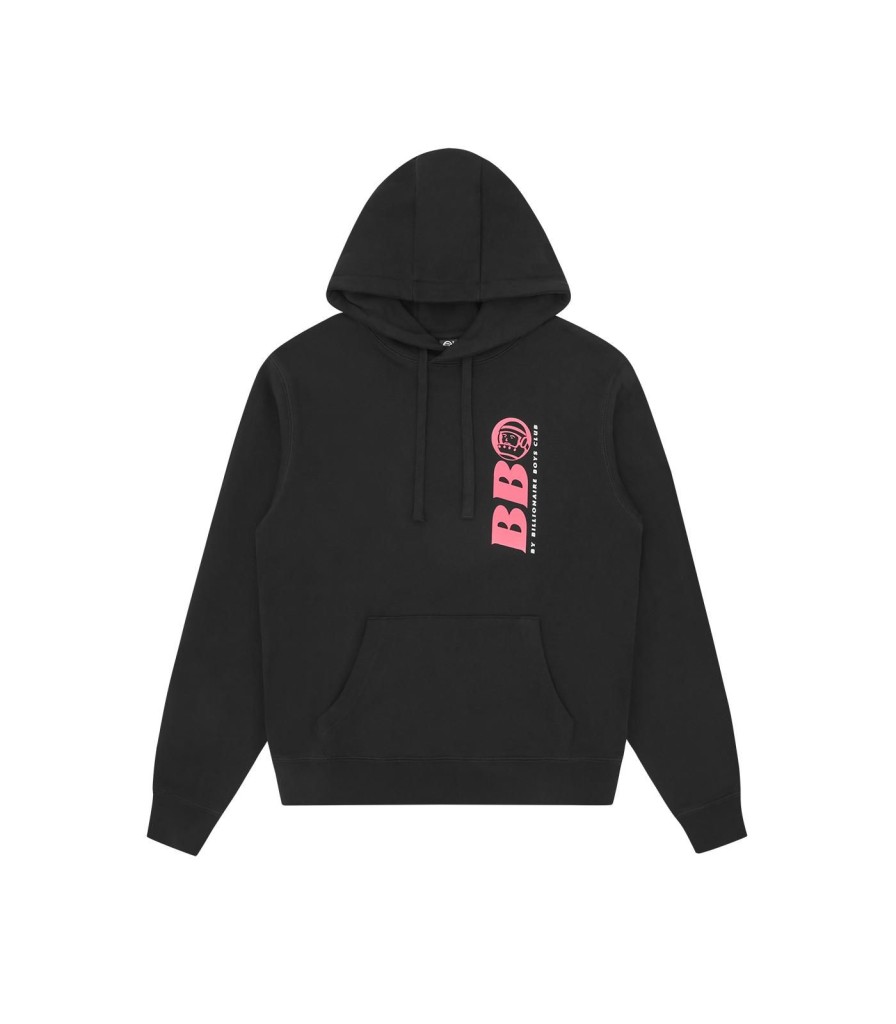 BB ASTRO Hoodies | Bb Astro Repeat Logo Popover Hood - Black/Pink