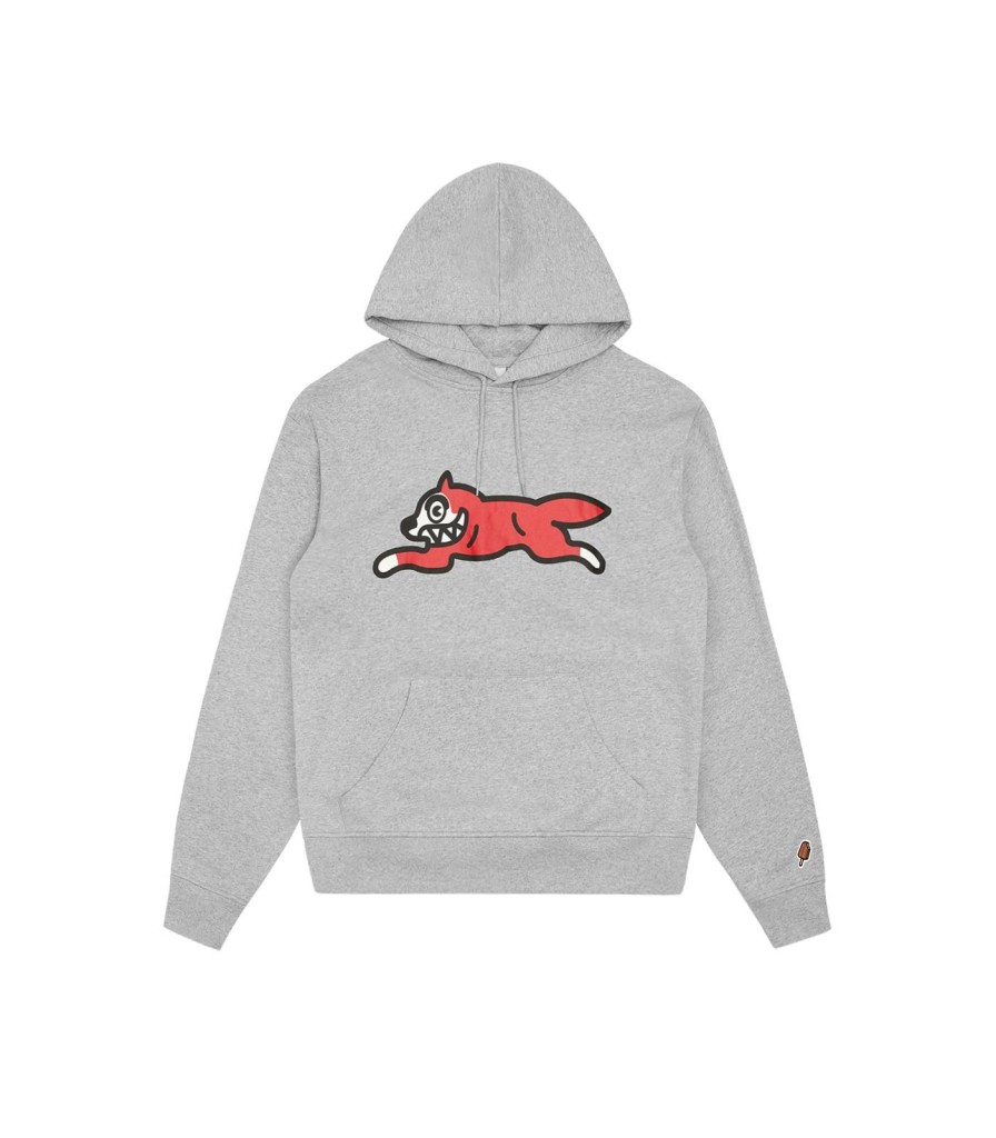 ICECREAM & SSENSE Hoodies | Running Dog Hood - Heather Grey