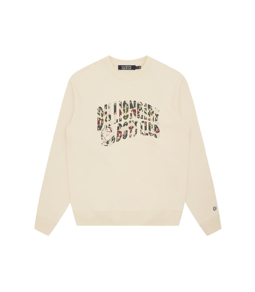 Billionaire Boys Club Pre-Spring '24 Sweatshirts | Duck Camo Arch Logo Crewneck - Cream