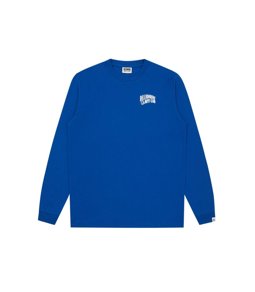 Billionaire Boys Club Classics Longsleeve T-Shirts | Small Arch Logo L/S T-Shirt - Royal Blue