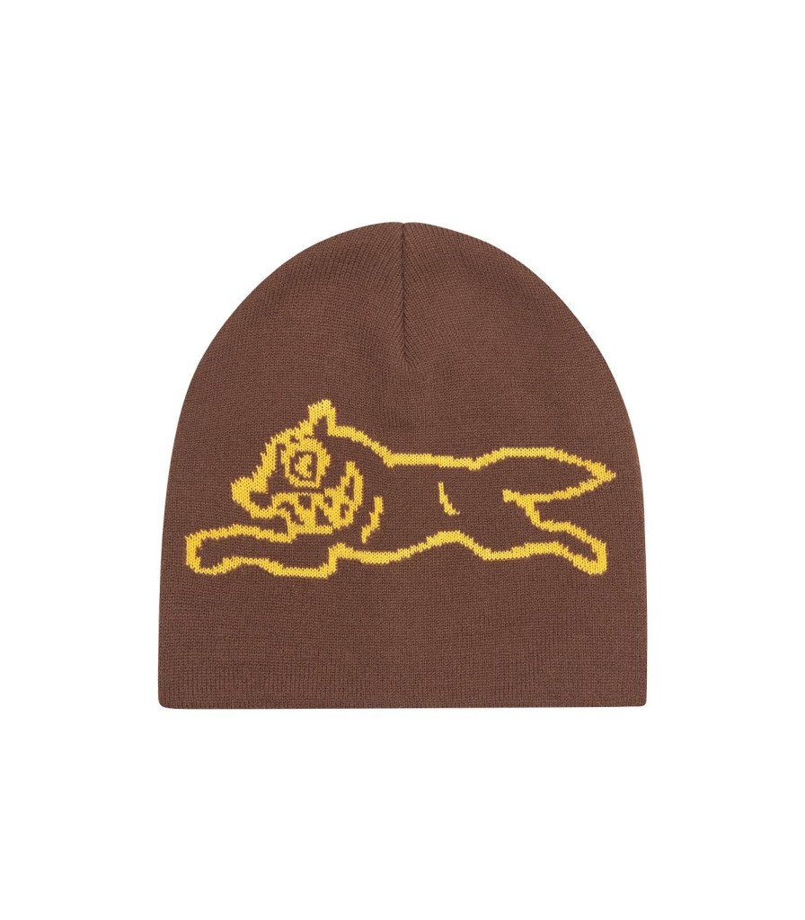 ICECREAM Spring '24 Headwear | Running Dog Beanie - Brown