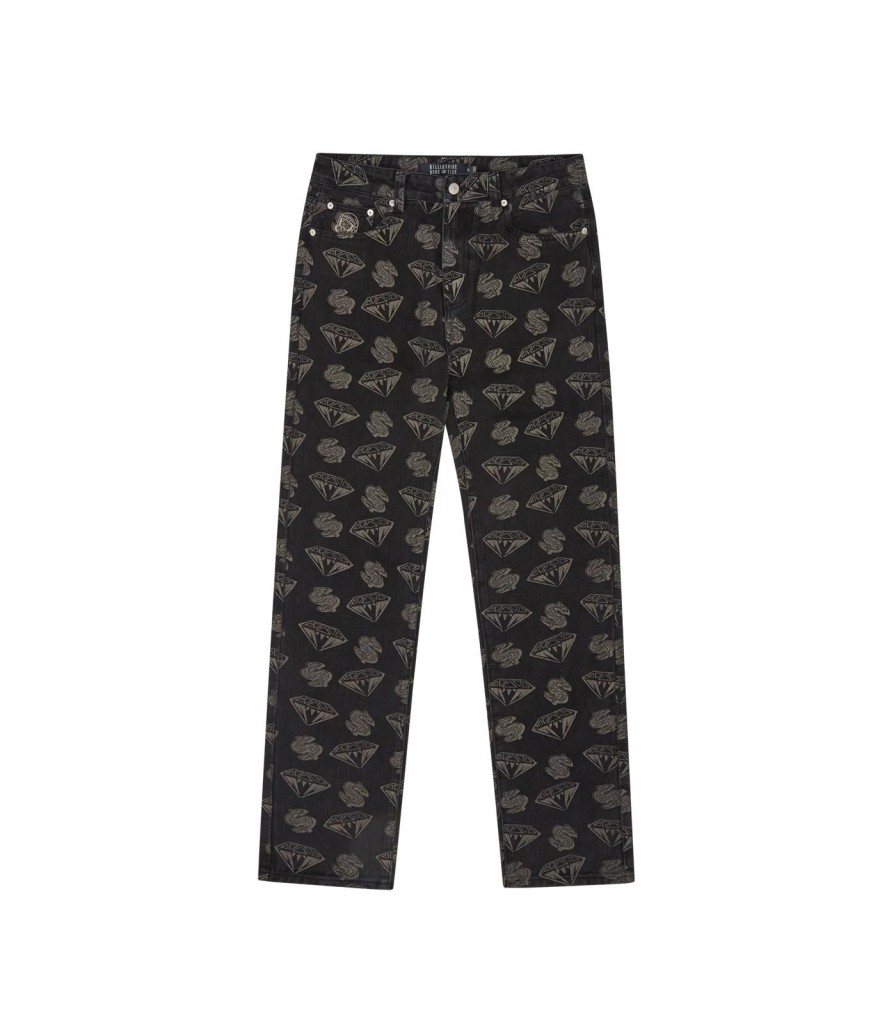 Billionaire Boys Club Pre-Spring '24 Denim & Pants | Diamonds & Dollars Denim Pants - Black