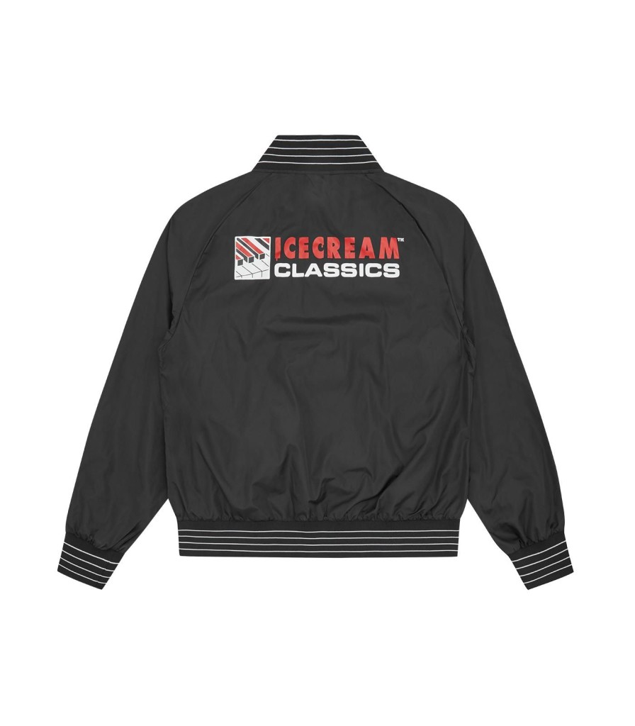 ICECREAM Pre-Spring '24 Outerwear | Nylon Bomber Jacket - Black