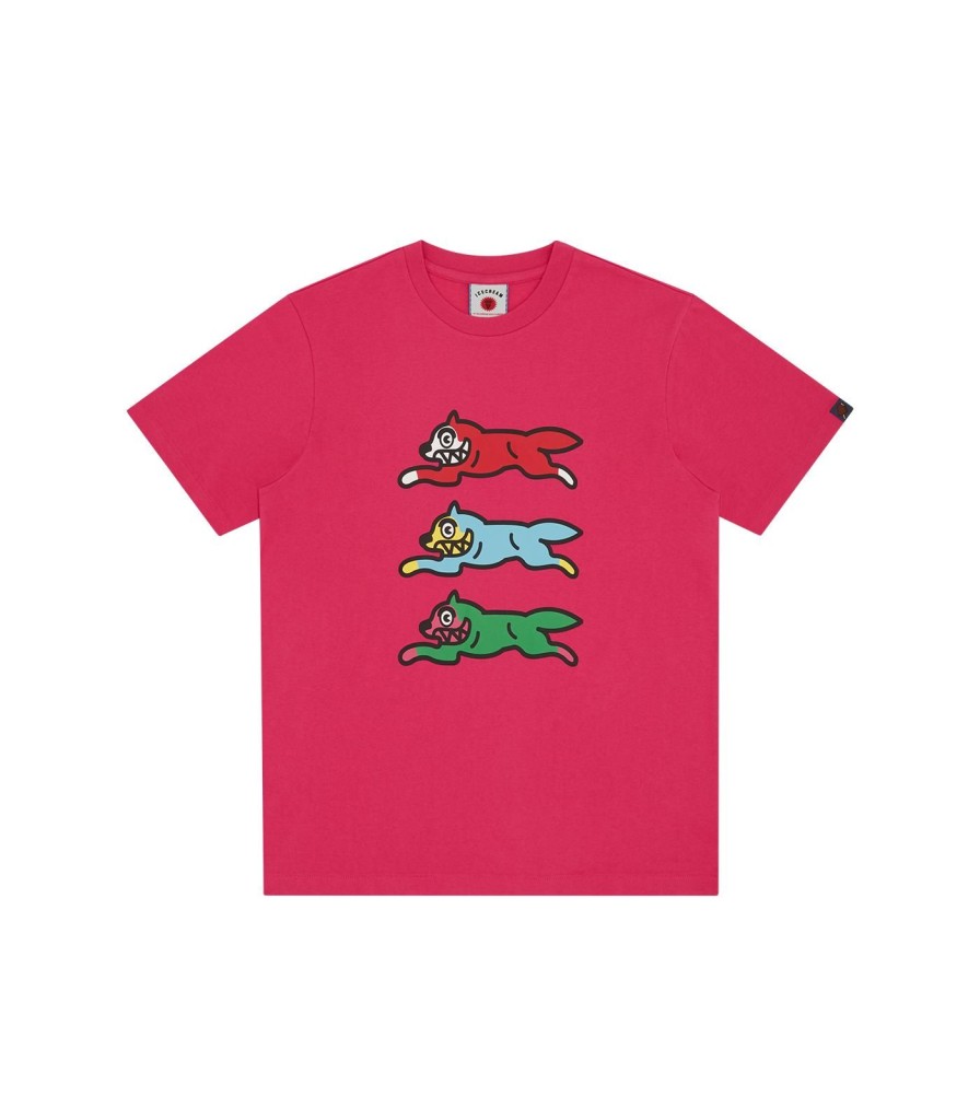 ICECREAM EU EXCLUSIVE T-Shirts | Triple Running Dog Tee - Pink