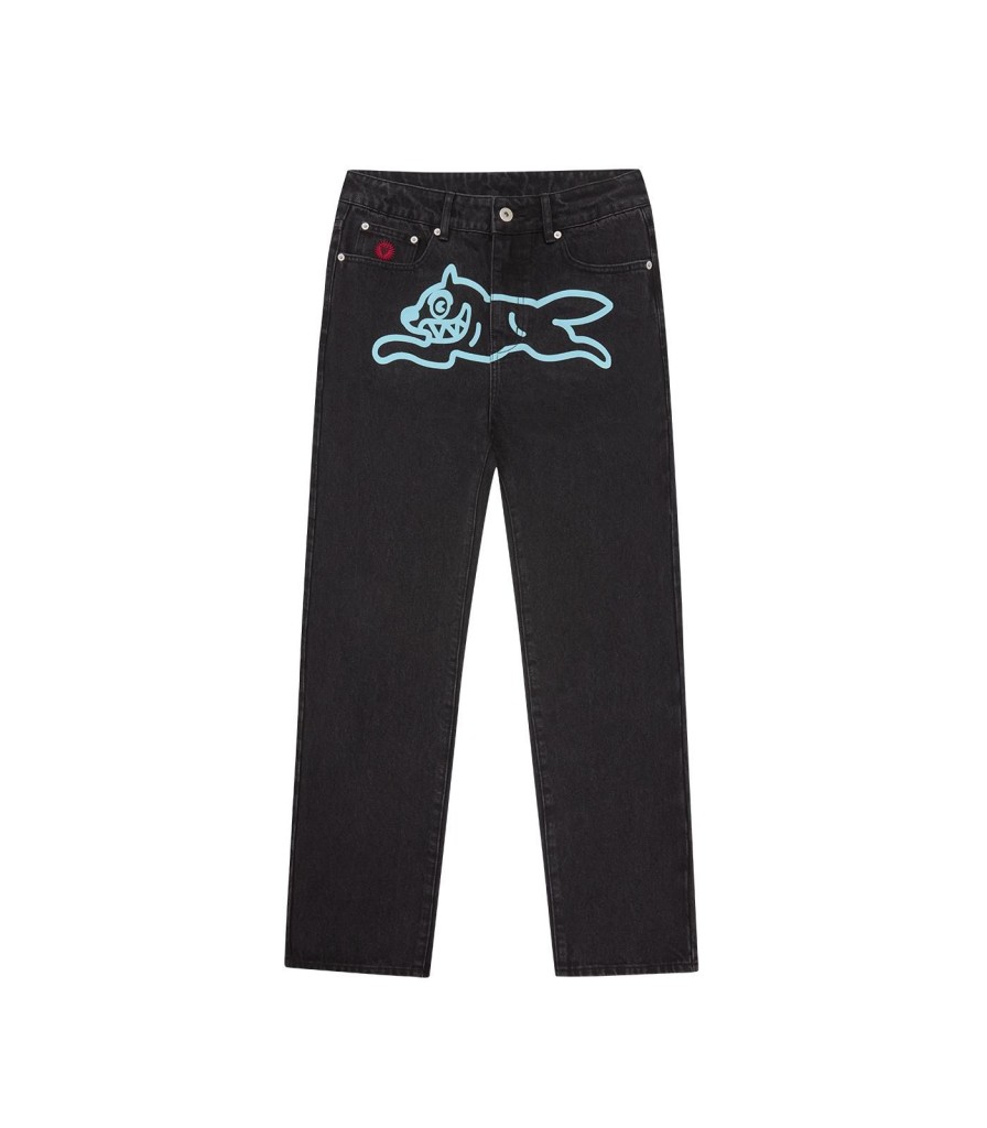 ICECREAM RUNNING DOG DENIM Denim & Pants | Running Dog Denim Pant - Black