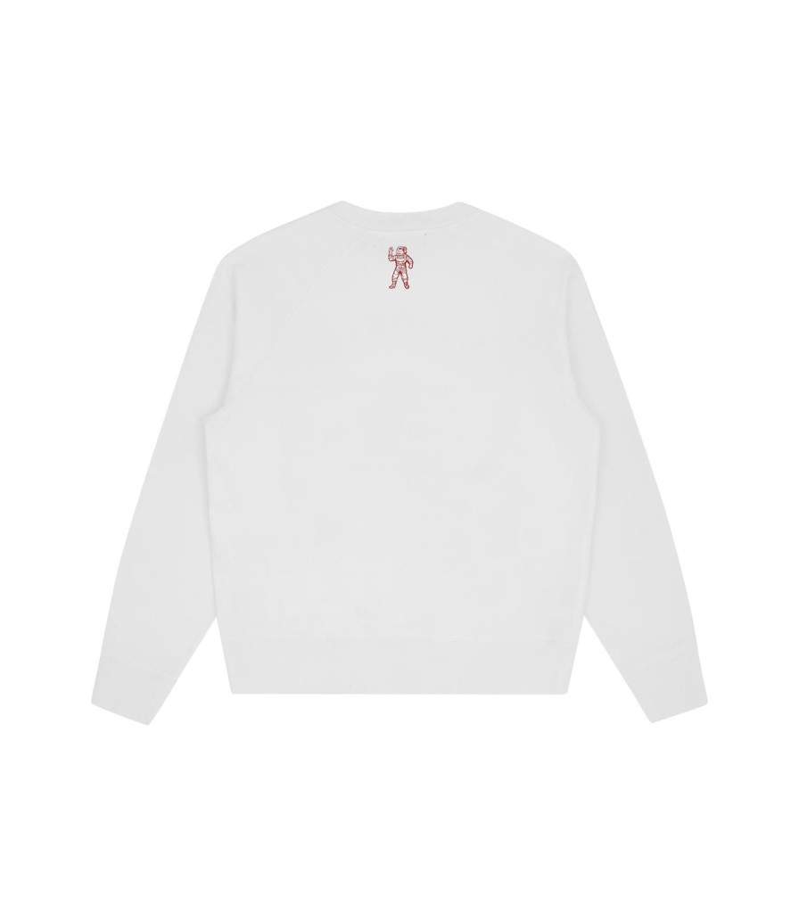 Billionaire Boys Club Spring '24 Sweatshirts | Crest Logo Crewneck - White