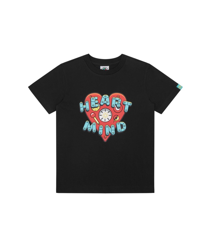 Billionaire Boys Club Kids Kids | Kids Heart & Mind Logo T-Shirt - Black