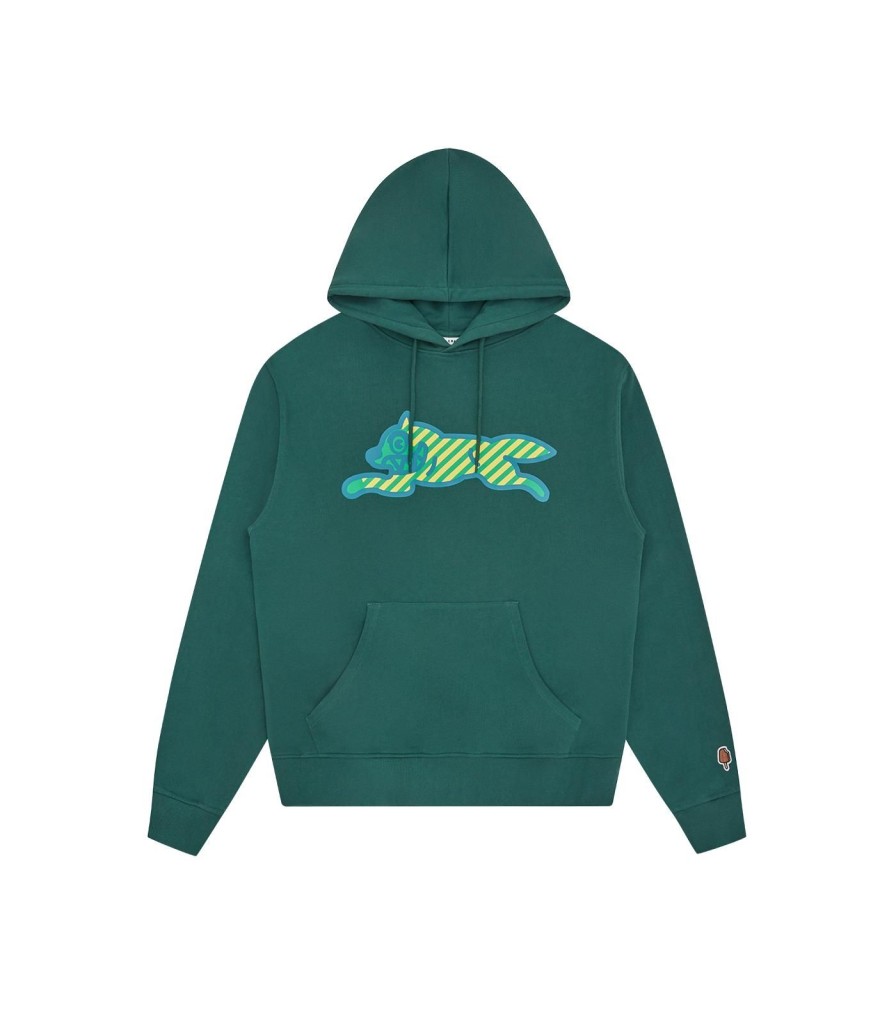 ICECREAM Spring '24 Hoodies | Running Dog Popover Hood - Green