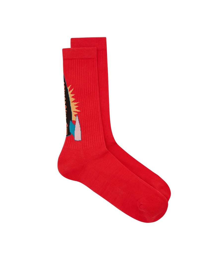 ICECREAM Pre-Spring '24 Accessories | Rocket Socks - Red