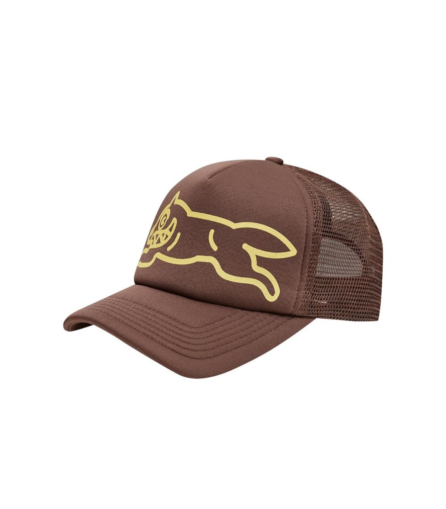 ICECREAM Spring '24 Headwear | Running Dog Trucker Hat - Brown