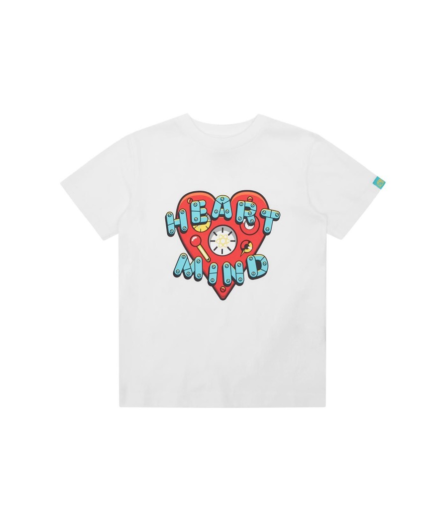 Billionaire Boys Club Kids Kids | Kids Heart & Mind Logo T-Shirt - White