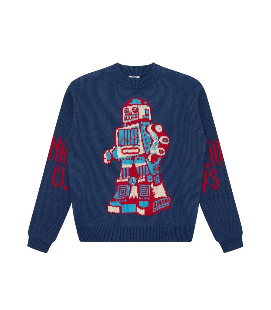 Billionaire Boys Club Kids Kids | Kids Walking Robot Knitted Jumper - Navy