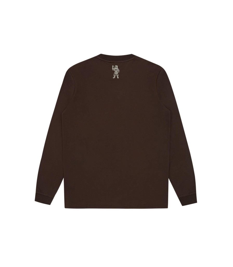 Billionaire Boys Club Classics Longsleeve T-Shirts | Small Arch Logo L/S T-Shirt - Brown