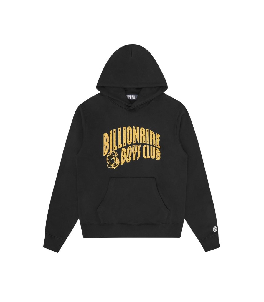 SELFRIDGES GLITTER PACK Hoodies | Glitter Arch Logo Popover Hood - Black/Gold