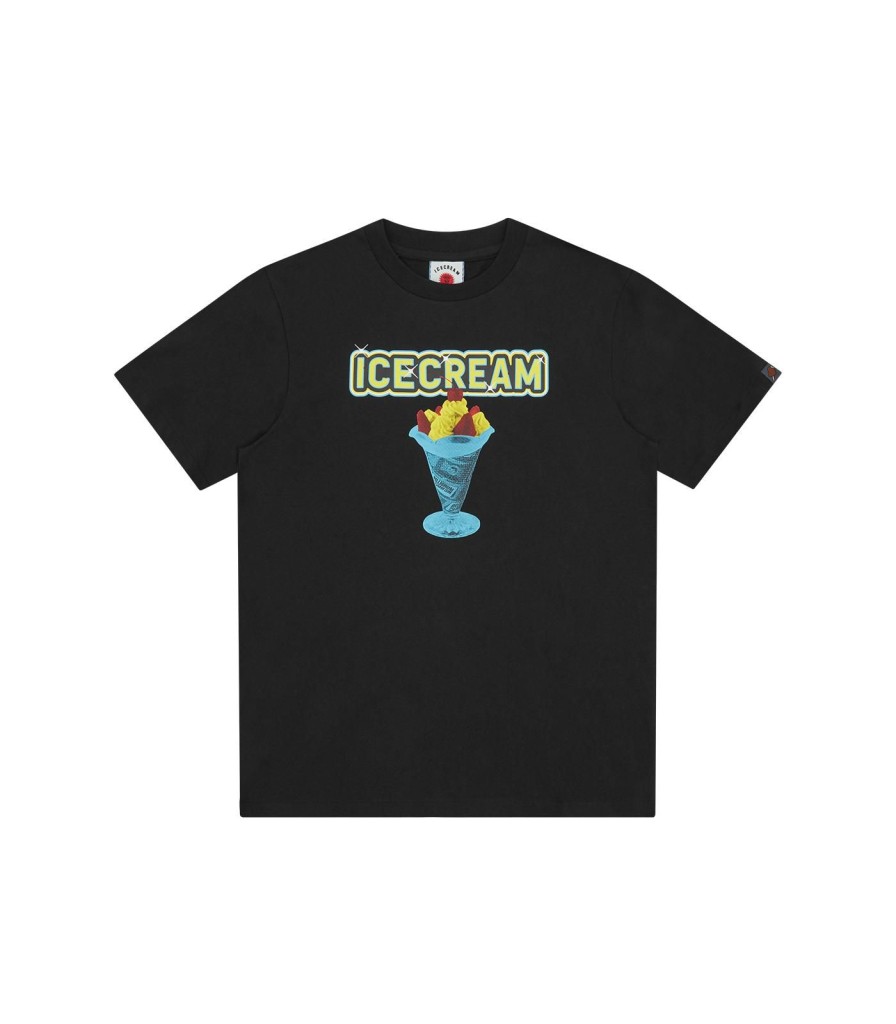 ICECREAM Pre-Spring '24 T-Shirts | Sundae T-Shirt - Black