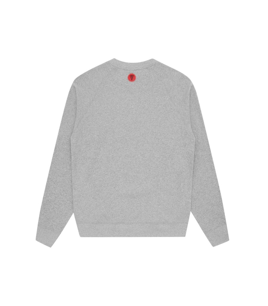 ICECREAM Pre-Spring '24 Sweatshirts | Skate Cone Crewneck - Heather Grey