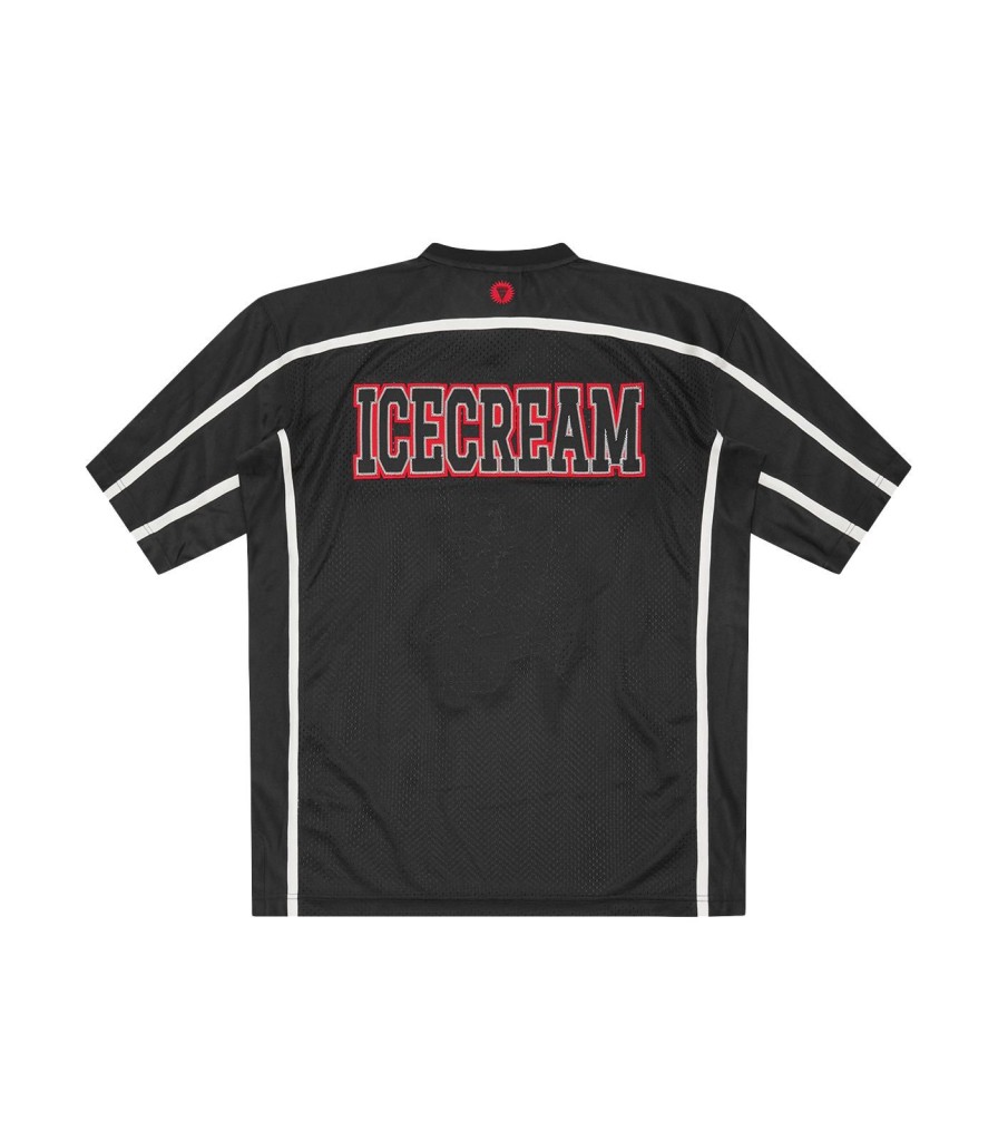 ICECREAM Spring '24 Shirts | Football Shirt - Black