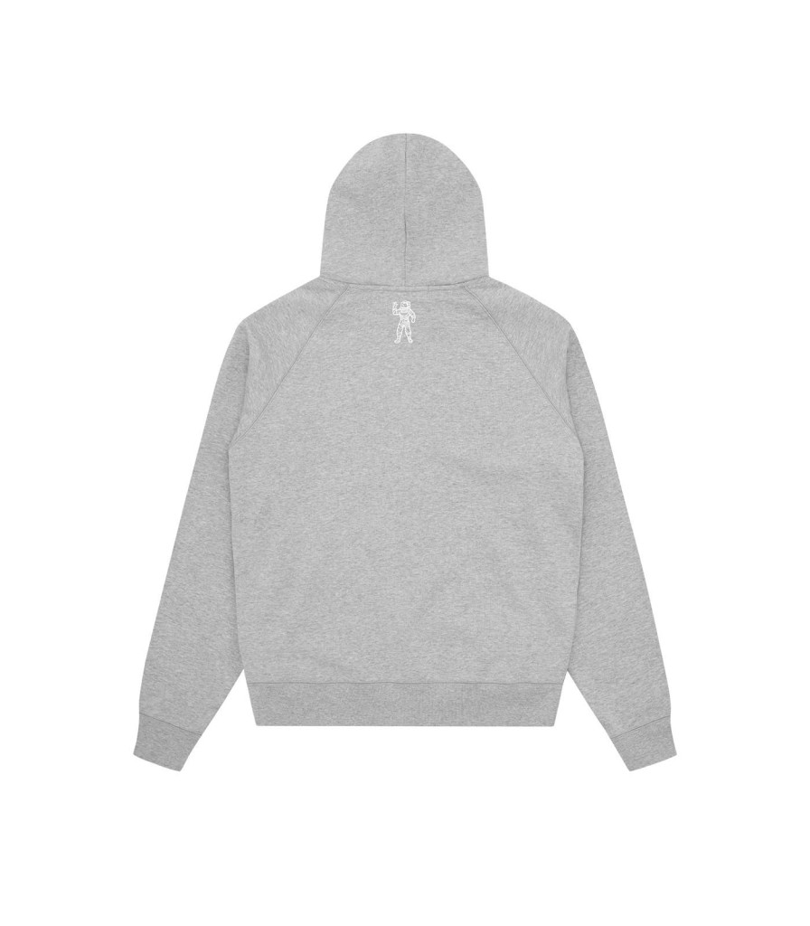 Billionaire Boys Club Classics Hoodies | Small Arch Logo Zip Through - Heather Grey