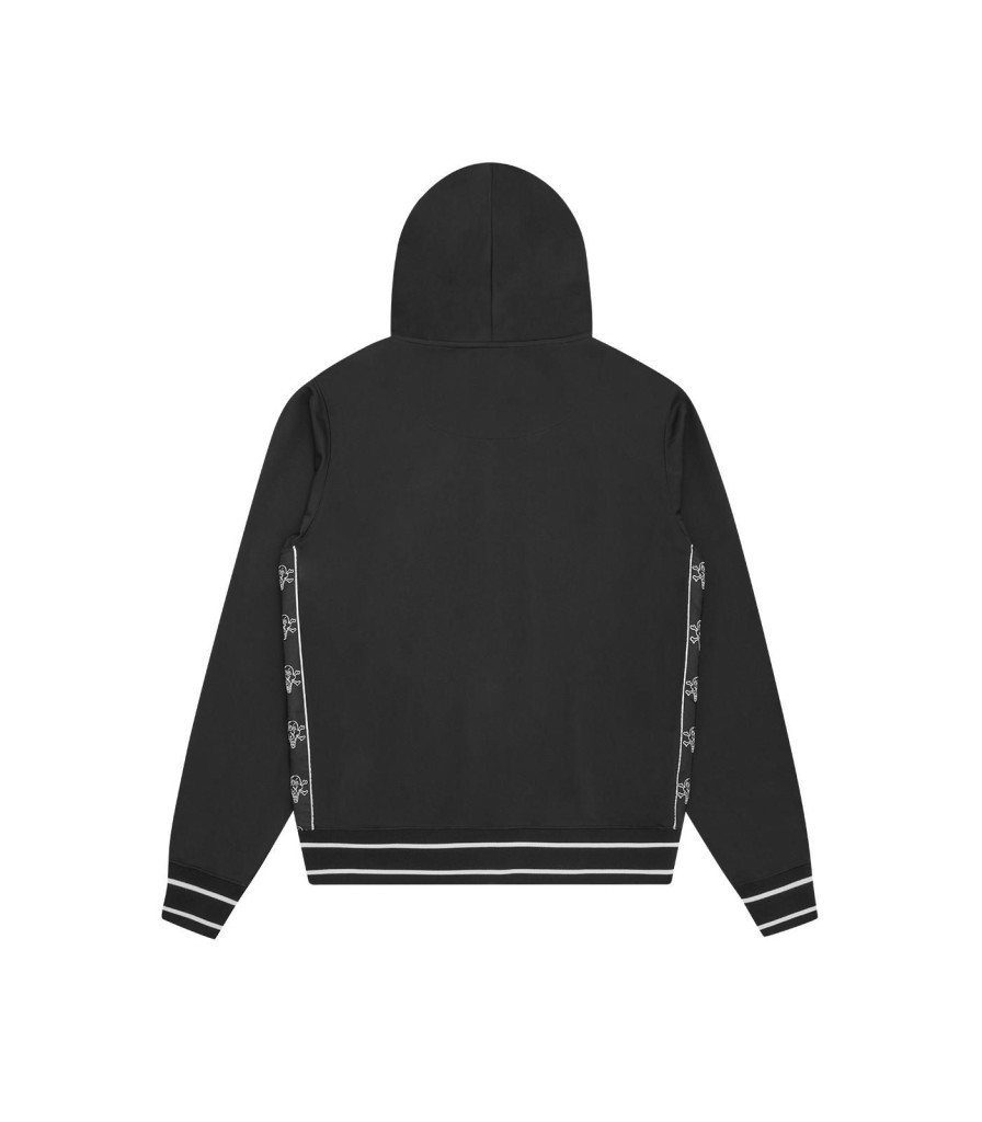 ICECREAM Spring '24 Hoodies | Cones & Bones Taped Track Top - Black