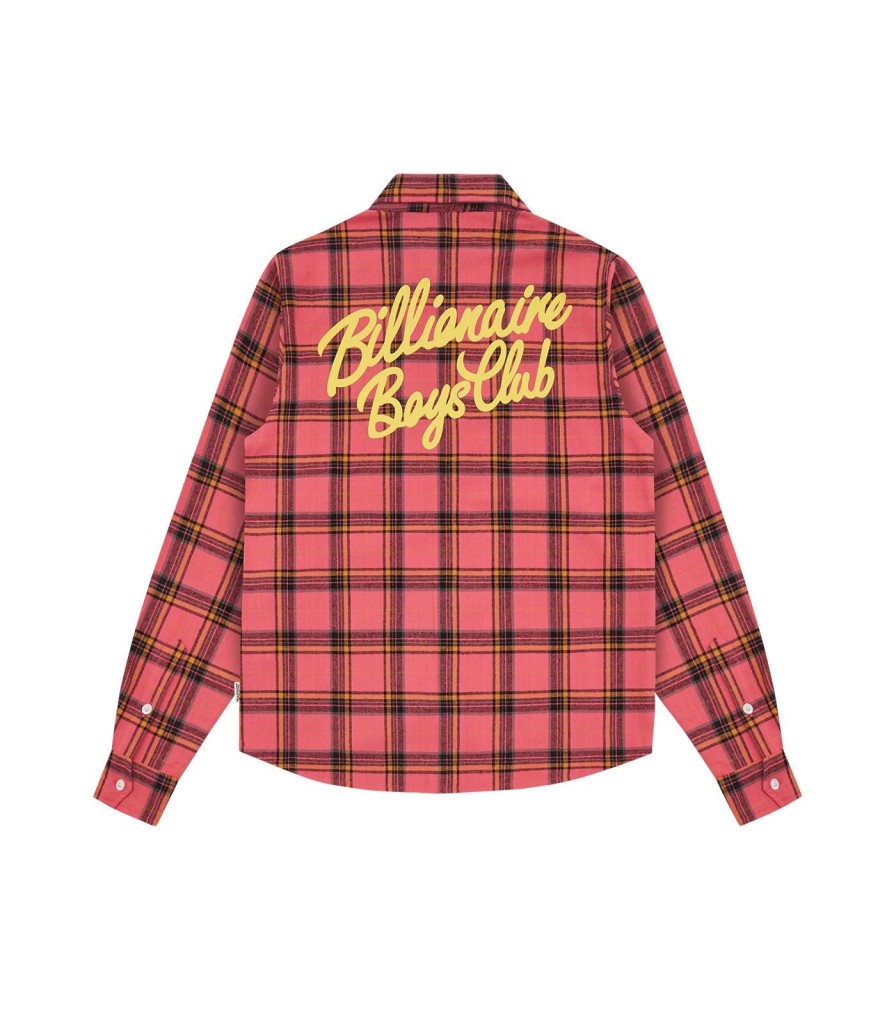 Billionaire Boys Club Pre-Fall '24 Shirts & Polos | Check Shirt - Pink