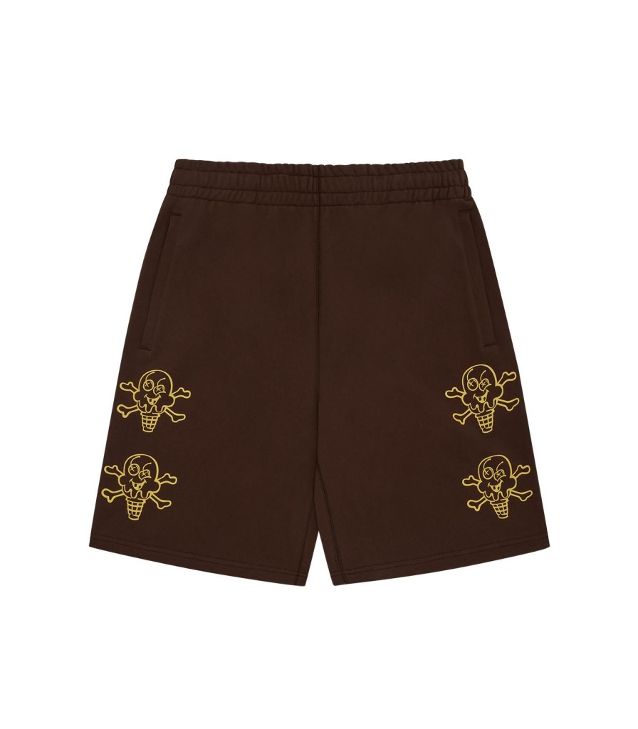 ICECREAM Spring '24 Tracksuits | Cones And Bones Sweatshorts - Brown