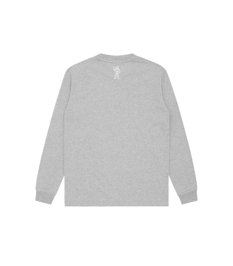 Billionaire Boys Club Classics Longsleeve T-Shirts | Small Arch Logo L/S T-Shirt - Heather Grey