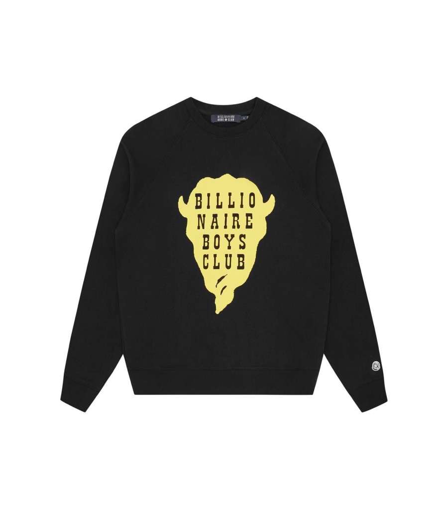 Billionaire Boys Club Pre-Spring '24 Sweatshirts | Buffalo Crewneck - Black