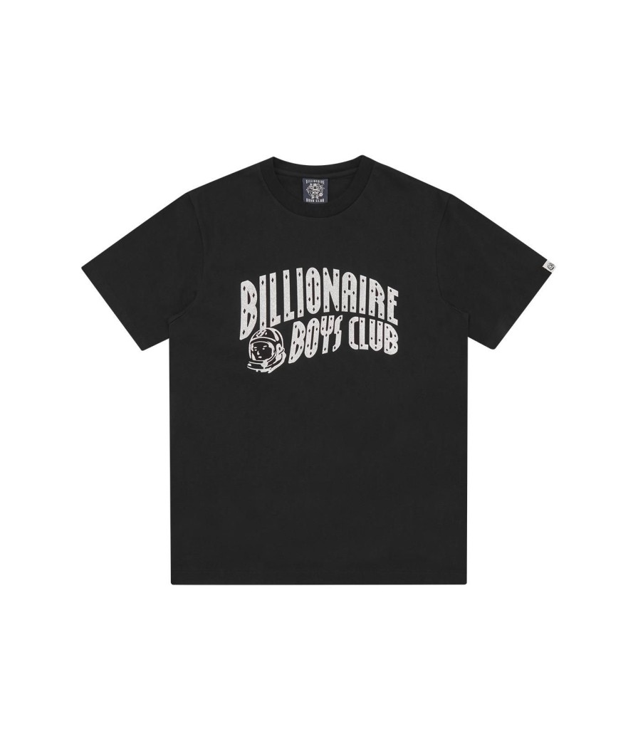 SELFRIDGES GLITTER PACK T-Shirts | Glitter Arch Logo T-Shirt - Black/Silver