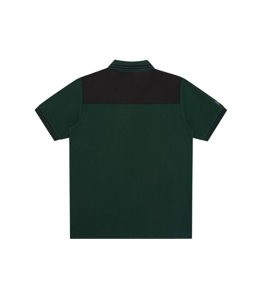 Billionaire Boys Club Spring '24 Shirts & Polos | Panelled Polo Shirt - Green