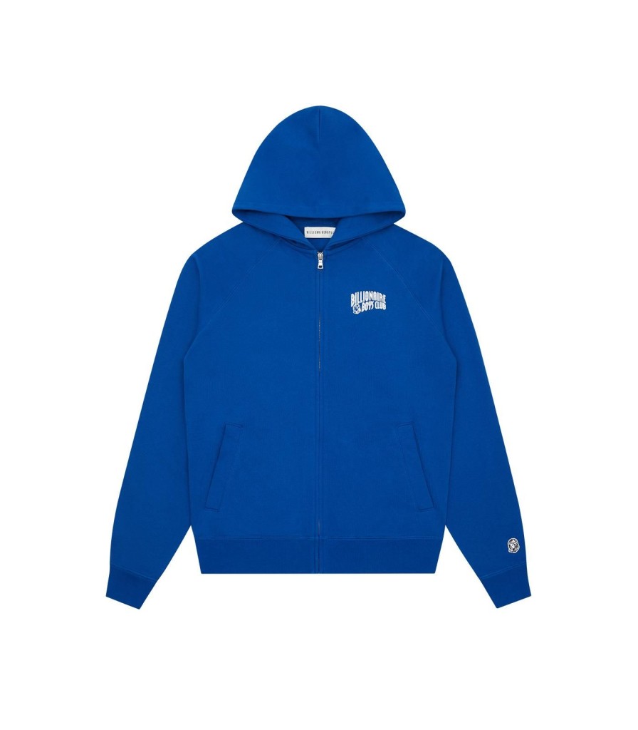 Billionaire Boys Club Classics Hoodies | Small Arch Logo Zip Through - Royal Blue