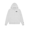 Billionaire Boys Club Classics Hoodies | Small Arch Logo Zip Through - Heather Ash