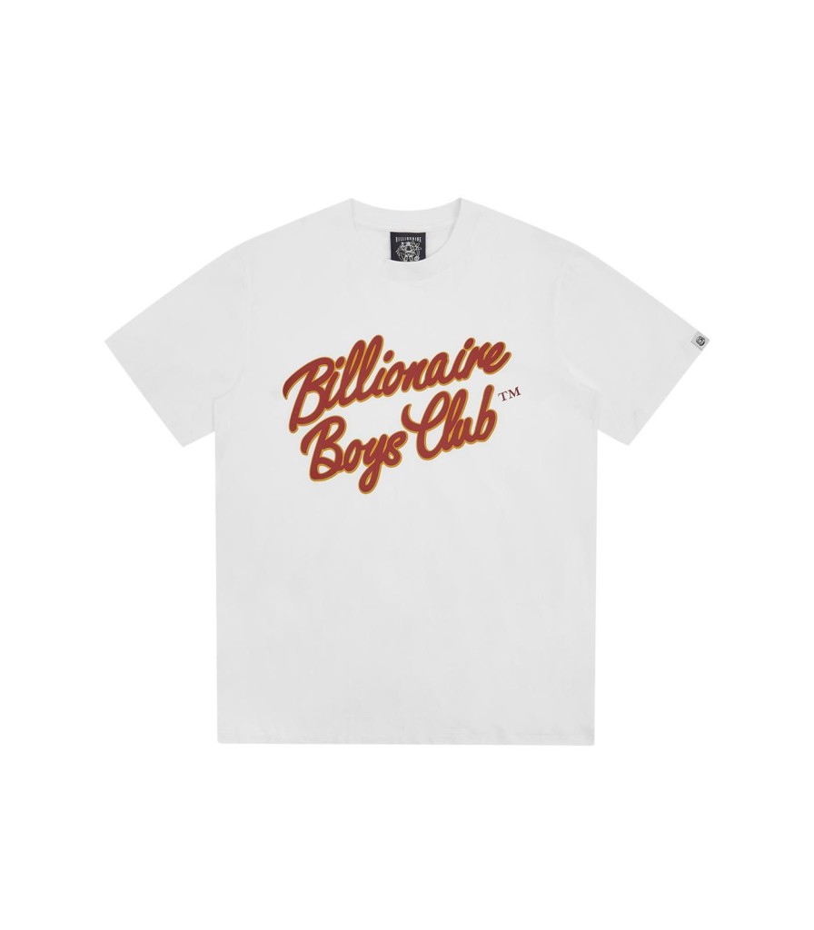 Billionaire Boys Club Spring '24 T-Shirts | Script Logo T-Shirt - White