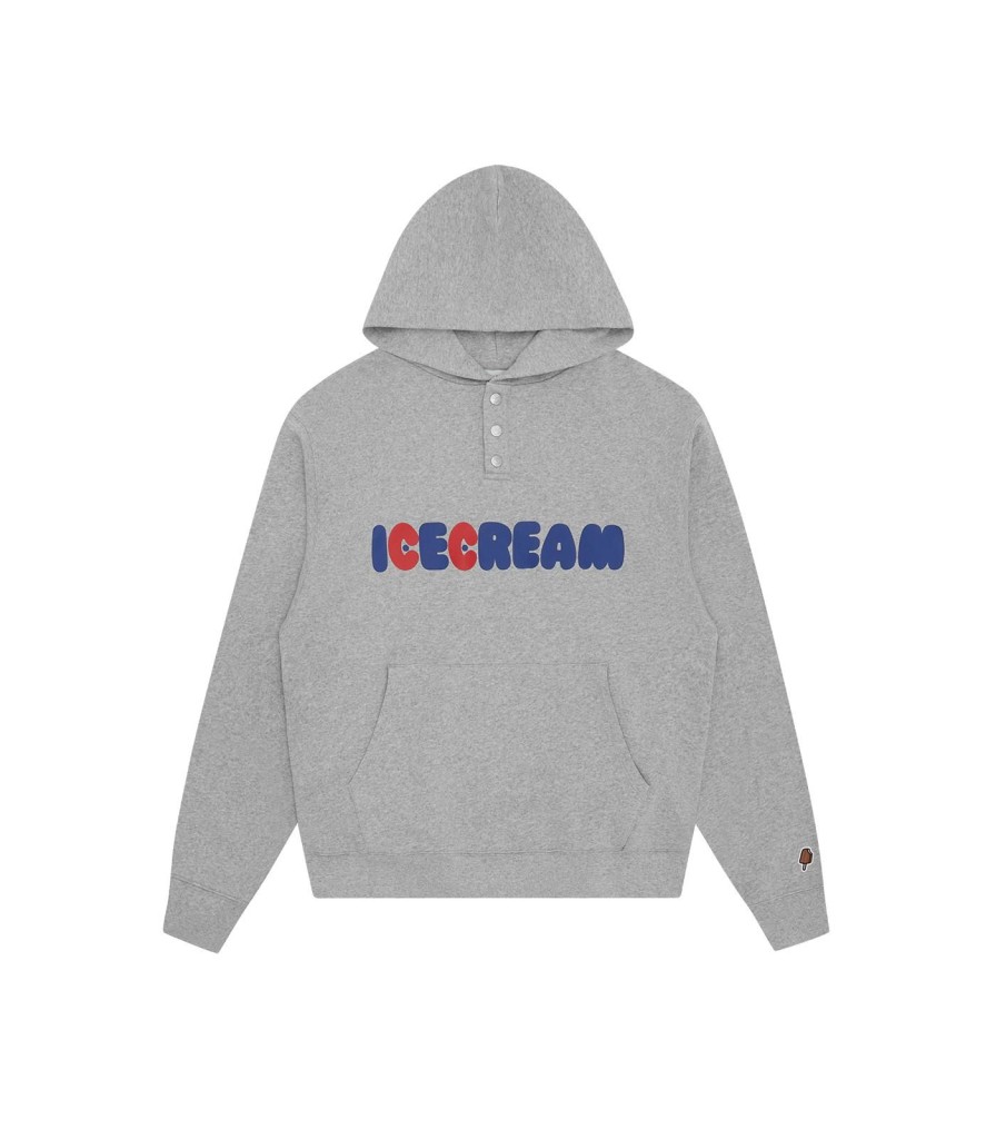 ICECREAM Spring '24 Hoodies | Donut Popover Hood - Heather Grey