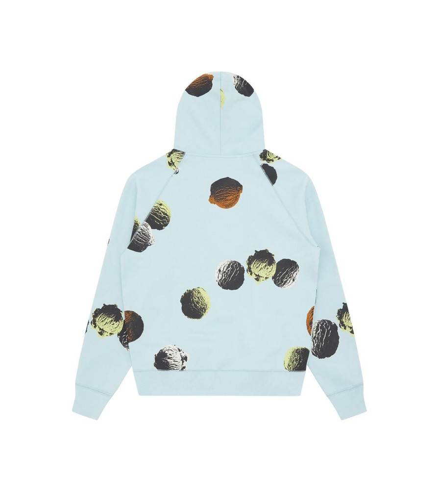 ICECREAM Pre-Spring '24 Hoodies | Scoop Zip Through Hood - Blue