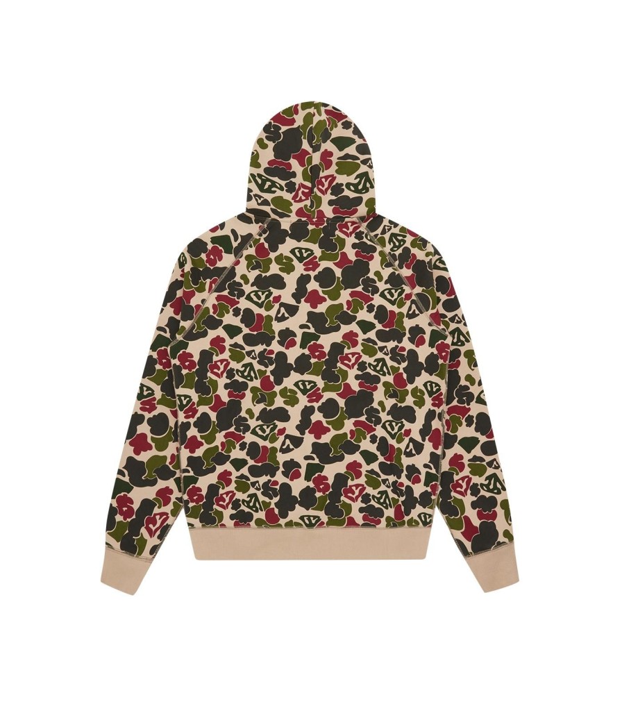 Billionaire Boys Club Pre-Spring '24 Hoodies | Duck Camo Zip-Through Hood - Multi Camo