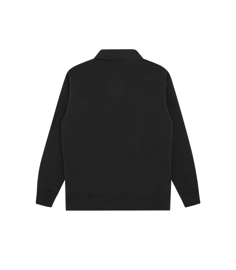 Billionaire Boys Club Spring '24 Sweatshirts | Collared Half Zip Sweater - Black