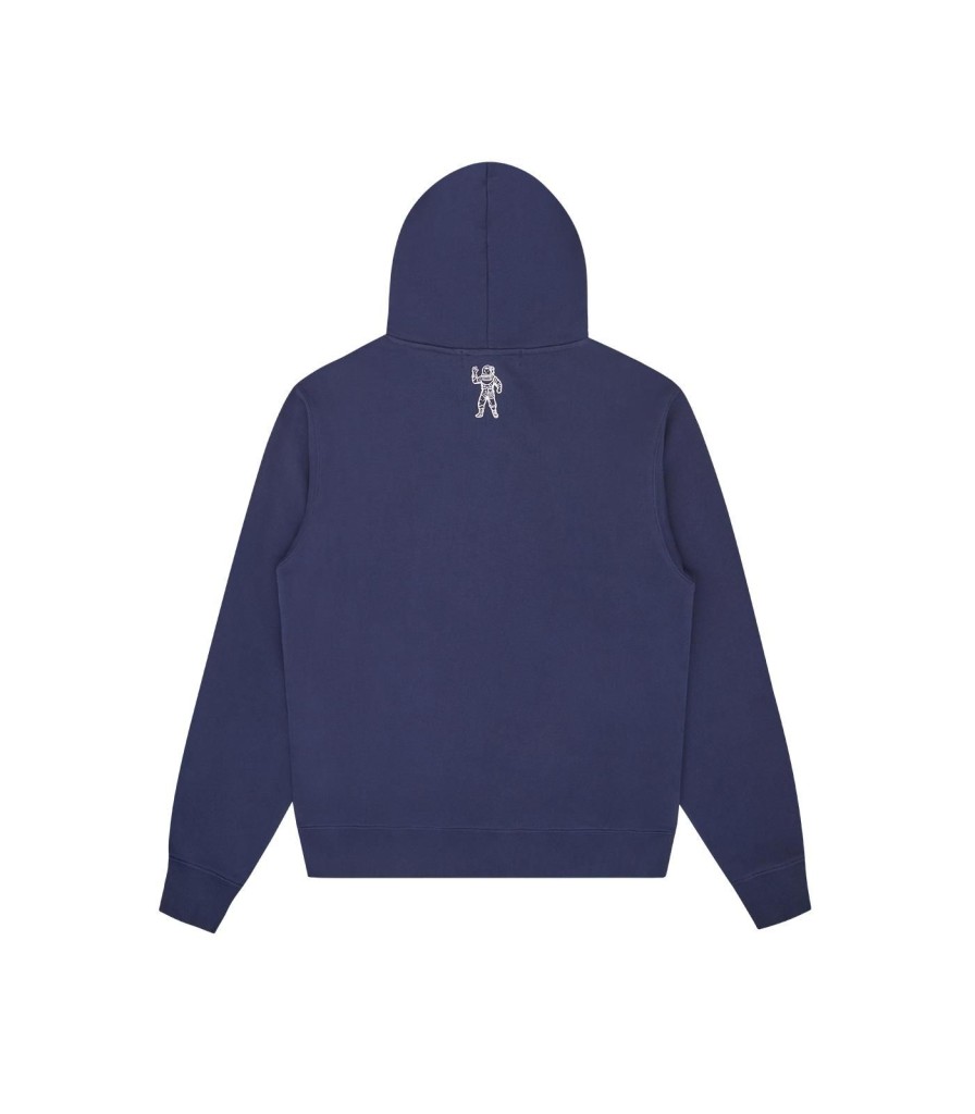 Billionaire Boys Club Classics Hoodies | Straight Logo Popover Hood - Navy