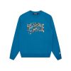 Billionaire Boys Club Pre-Spring '24 Sweatshirts | Duck Camo Arch Logo Crewneck - Blue