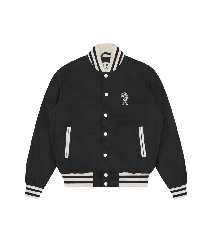 Billionaire Boys Club Pre-Fall '24 Outerwear | Arch Logo Lightweight Varsity Jacket - Black