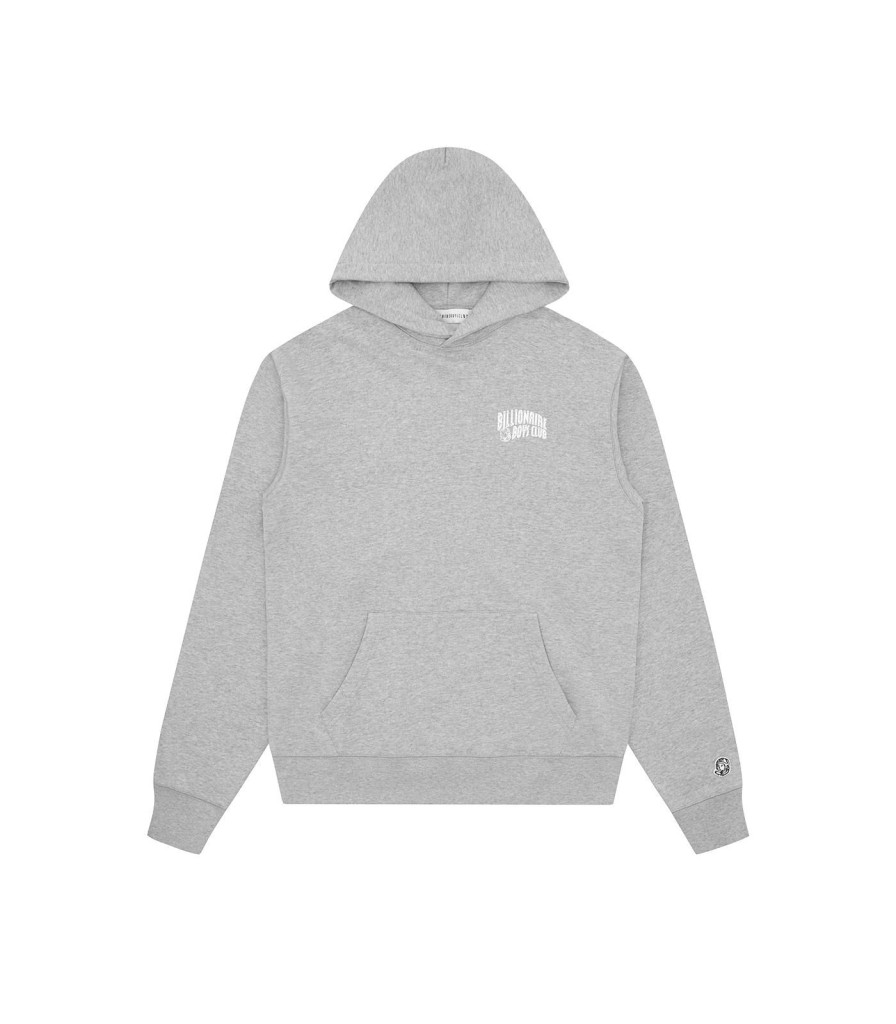 Billionaire Boys Club Classics Hoodies | Small Arch Logo Popover Hood - Heather Grey