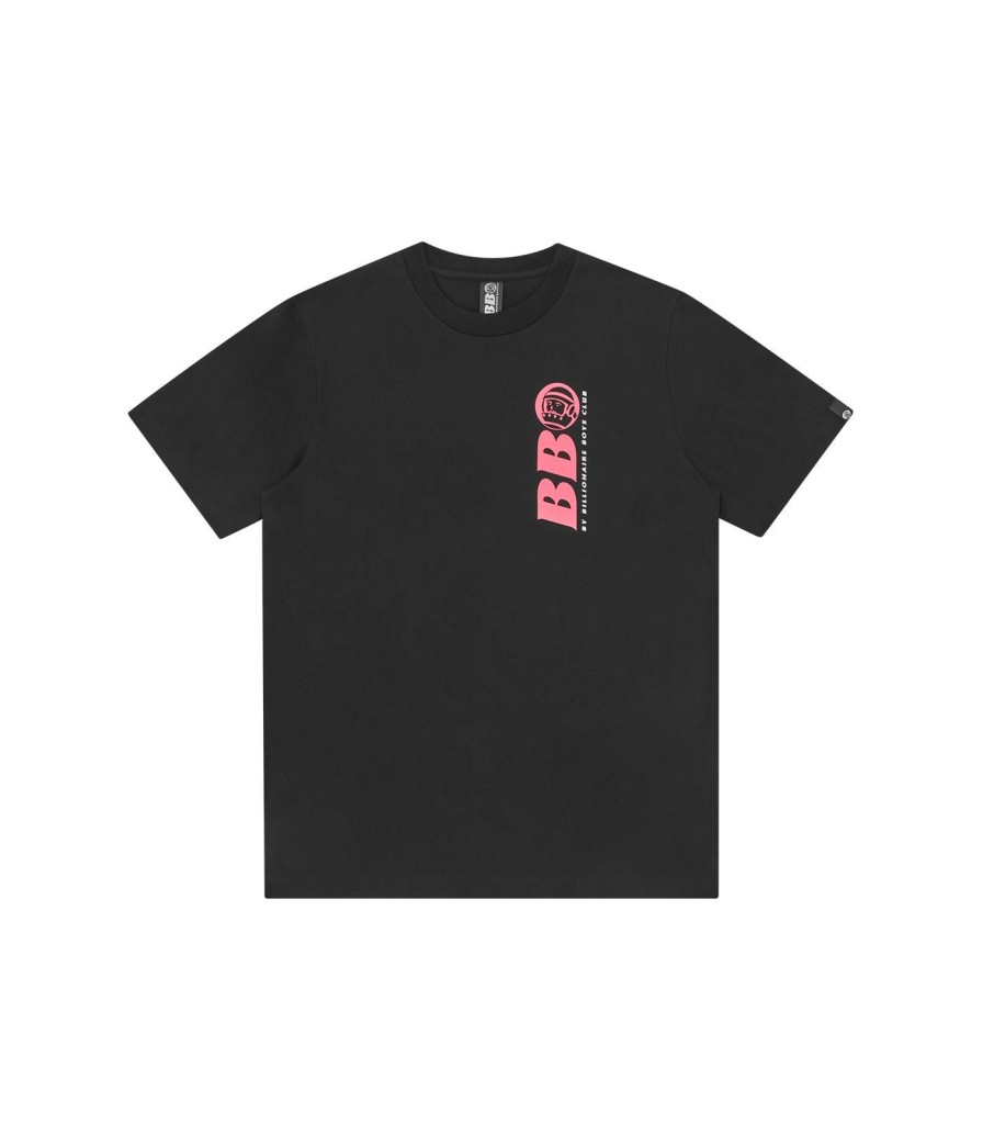 BB ASTRO T-Shirts | Bb Astro Repeat Logo T-Shirt - Black/Pink Logo