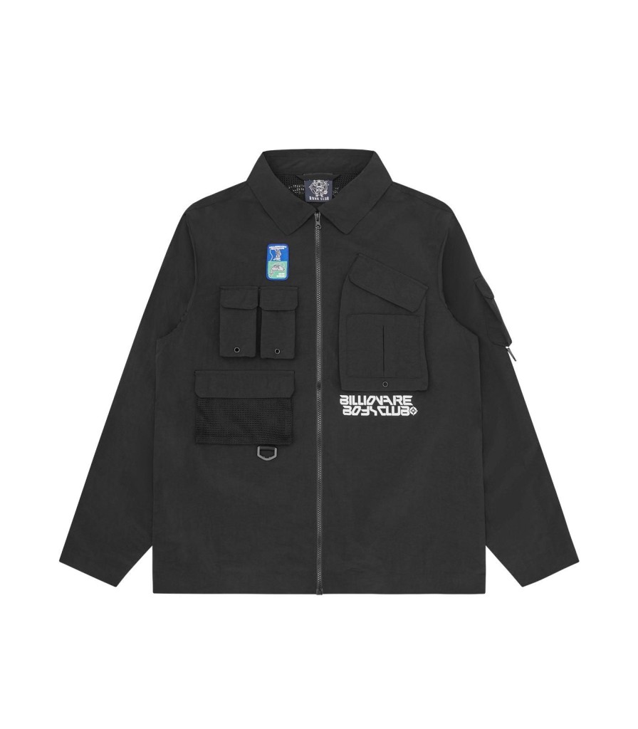 Billionaire Boys Club Pre-Fall '24 Outerwear | Multi Pocket Overshirt - Black