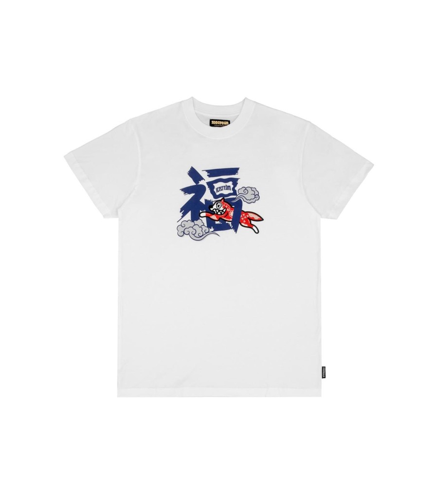 BBC ICECREAM: YEAR OF THE DRAGON T-Shirts | Lucky Dog Tee - White